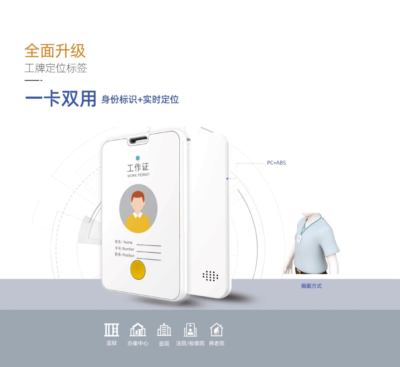 工牌定位标签